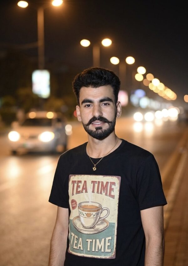 The "Midnight Chai" Retro Graphic Tee